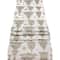 Wizardi 13.75" x 67" Silver Pine Trees Christmas Table Runner